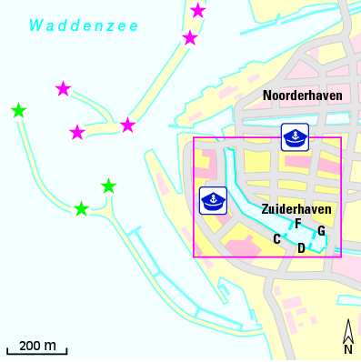 Karte Marina Zuiderhaven
