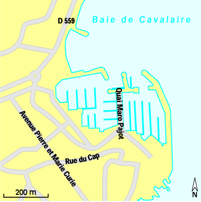Karte Marina Port de Plaisance Public