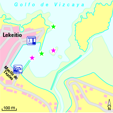Karte Marina Puerto de Lekeitio