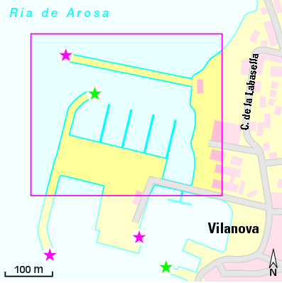 Karte Marina Marina Vilanova