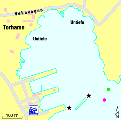 Karte Marina Gästhamn Sandhamn