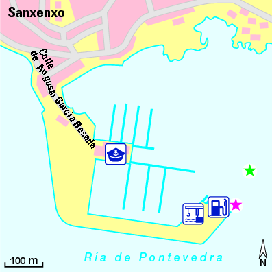 Karte Marina Nauta Sanxenxo