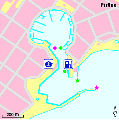 Karte Marina Marina Zea