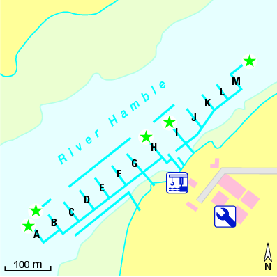 Karte Marina Universal Marina