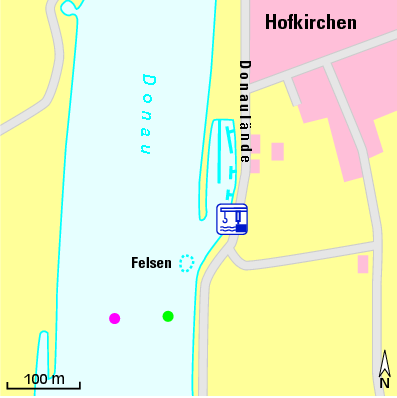 Karte Marina Motorbootclub Hofkirchen e. V.