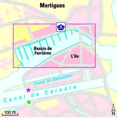 Karte Marina Port Maritima