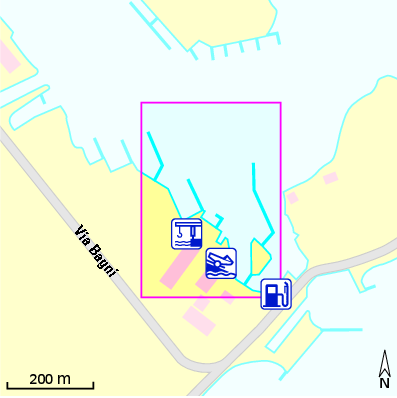 Karte Marina Monfalcone
