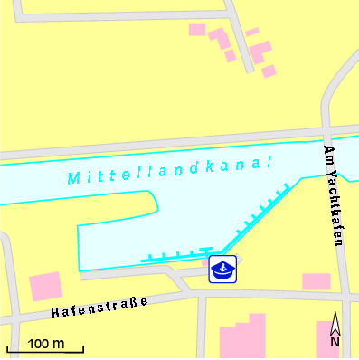 Karte Marina Wassersportverein Preußisch Oldendorf