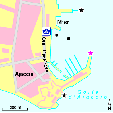 Karte Marina Port Tino Rossi