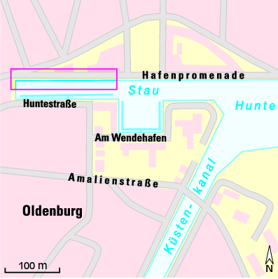 Karte Marina Oldenburg-Hafen