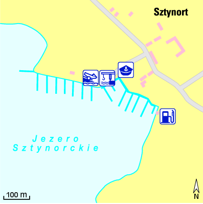Karte Marina Port Sztynort