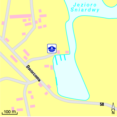 Karte Marina Port Jachtowy U Faryja