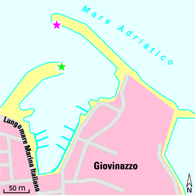 Karte Marina Porto di Giovinazzo