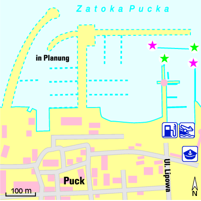 Karte Marina Jachthafen Puck