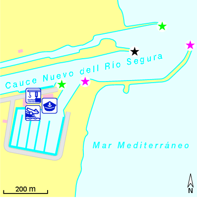 Karte Marina Marina de las Dunas