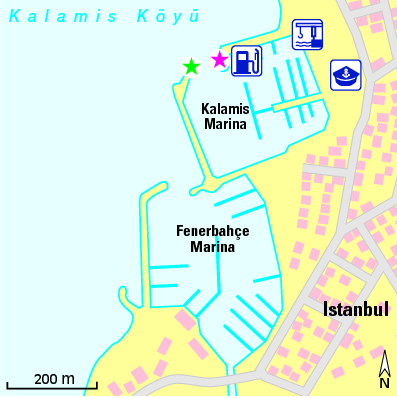 Karte Marina Setur Kalamiş-Fenerbahçe Marina
