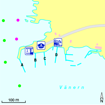 Karte Marina Blombergs Hamn
