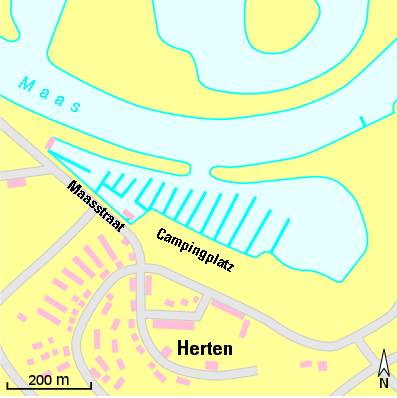 Karte Marina Maasplassen Herten