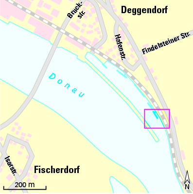 Karte Marina Motorbootclub Bayerwald e.V.