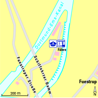 Karte Marina Marina Alte Fahrt Fuestrup