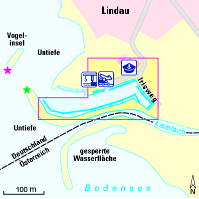 Karte Marina TSG Lindau-Zech e.V.