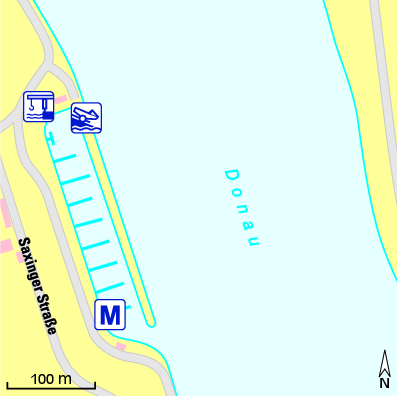 Karte Marina AKSÖ Sportboothafen