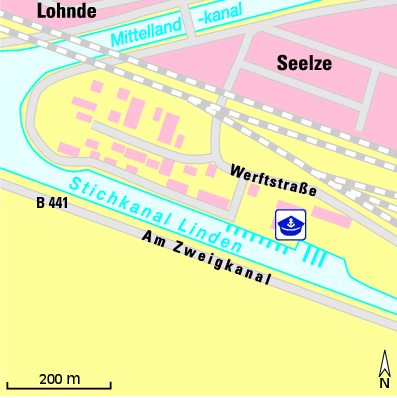 Karte Marina Marina Rasche Werft