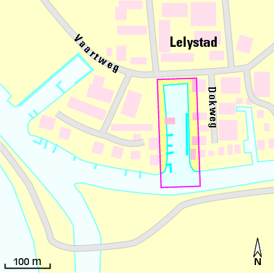 Karte Marina Jachthafen De Noordvaarder