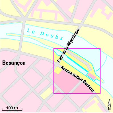 Karte Marina Moulin Saint-Paul