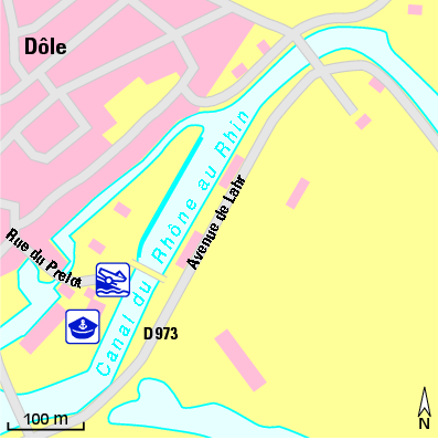 Karte Marina Port de Dole
