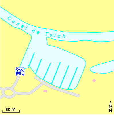 Karte Marina Le Teich Pleasure Port