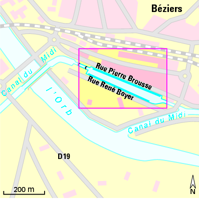 Karte Marina Port Neuf