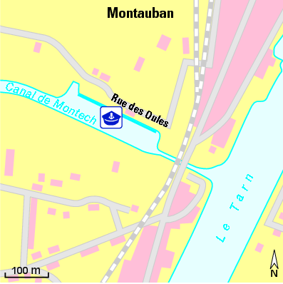 Karte Marina Port Canal