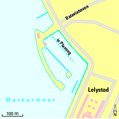 Karte Marina Bataviahaven