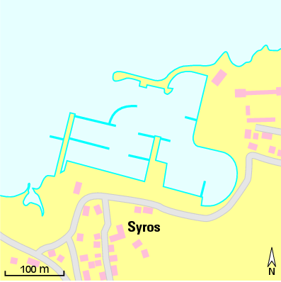 Karte Marina Syros