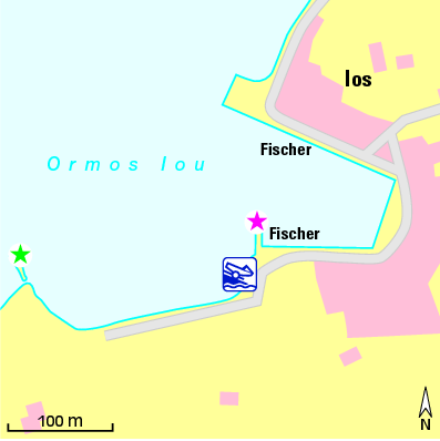 Karte Marina Íos Dimotiiki Marina