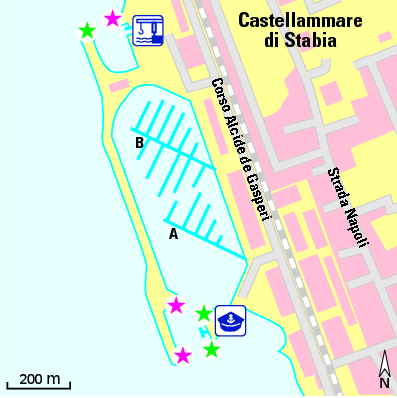 Karte Marina Marina di Stabia