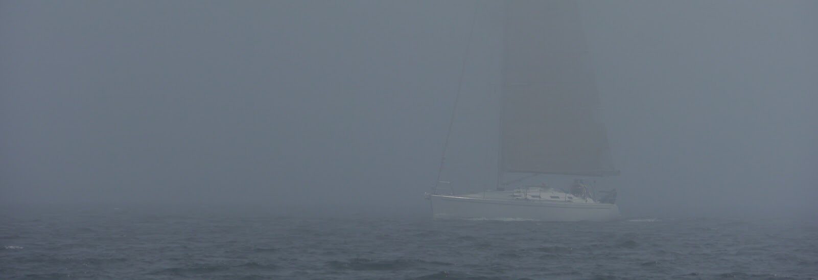 Nebel Segelboot