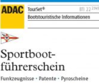 ADAC präsentiert neues Merkblatt zu Sportbootführerschein, Funkzeugnissen & Co.