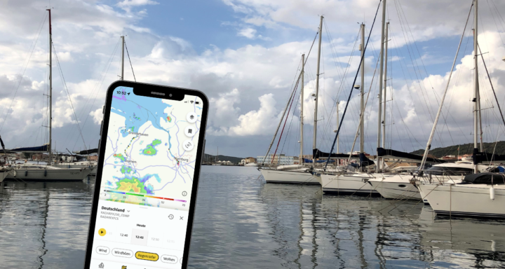 Skipper App Funktion Regenradar