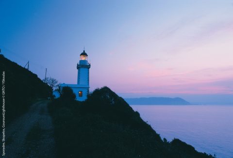 sporades skopelos gourouni lighthouse. Photo: yskoulas