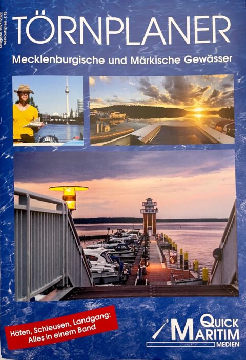 Cover Törnplaner Mecklenburgische und Märkische Gewässer Quick Maritim, 15. Auflage 2021/2022, Dagmar Rockel.
